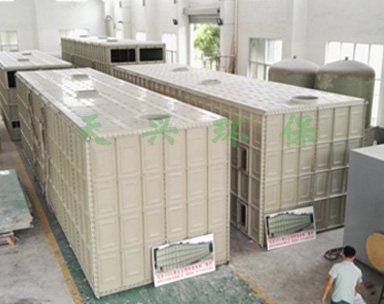 SMC玻璃钢模压拼装式生物除臭系统